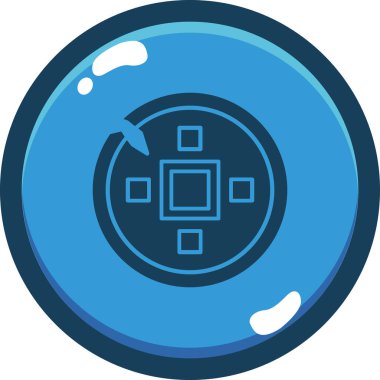 seo modern simgesinin vektör illüstrasyonu