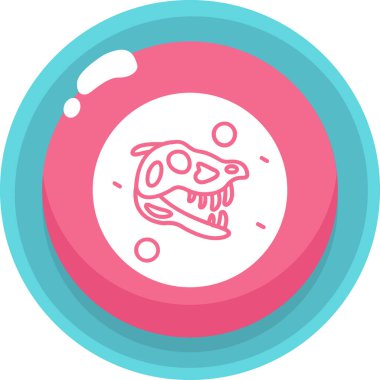 hayvan köpek simgesi vektör illüstrasyonu