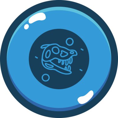 balık simgesi, vektör illüstrasyonu