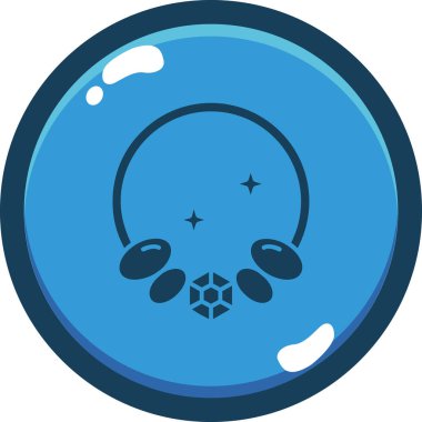 Moda tasarım tarzında bebek oyuncağı simgesi