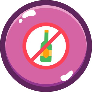 alkol alkol ikonu doldurulmuş - taslak biçimi