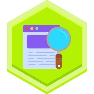 Bir simgenin vektör illüstrasyonu