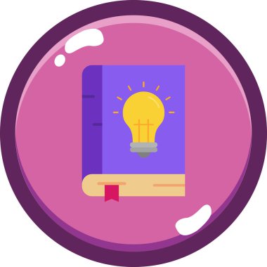 Düz biçimli kitap eğitimi ikonu