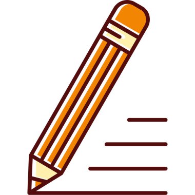 kalem simgesi vektör illüstrasyonu