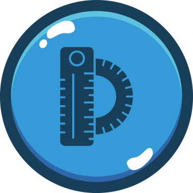 Su. Web simgesi basit illüstrasyon