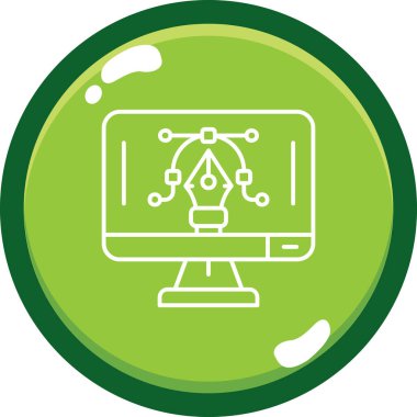 seo modern simgesinin vektör illüstrasyonu