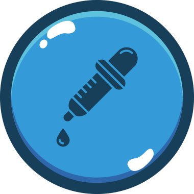 boya silindiri simgesi, vektör illüstrasyonu