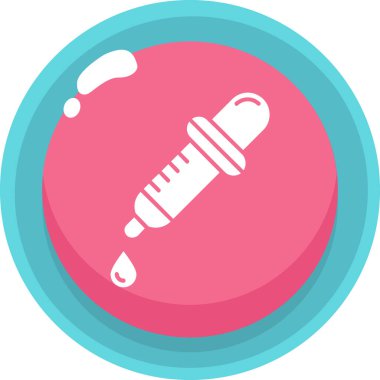 Tek bir izole edilmiş ampul ikonunun vektör illüstrasyonu