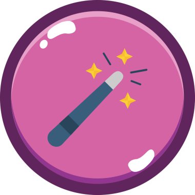 Boya fırçası. Basit vektör illüstrasyonu