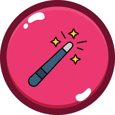 Çizgi film simgesinin vektör çizimi