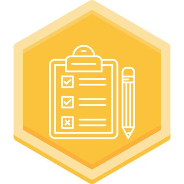 belge simgesi vektör illüstrasyonu