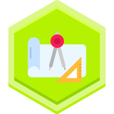 Pusula. Web simgesi basit illüstrasyon