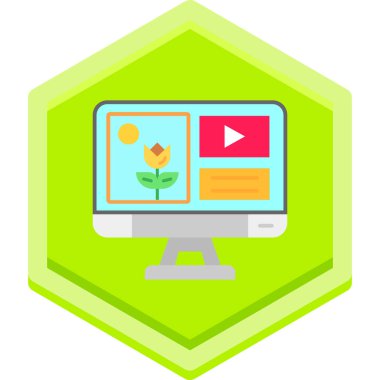 Web simgesi vektör resimli dizüstü bilgisayar