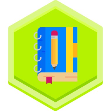 Kitap. Web simgesi basit illüstrasyon