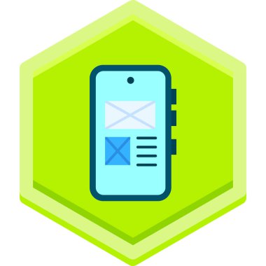 e-posta ileti simgesi düz biçimli