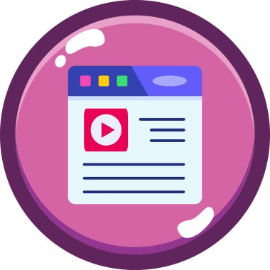 Online pazarlama. Basit tasarım