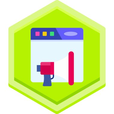 hoparlör ağ ikonu vektör illüstrasyonu