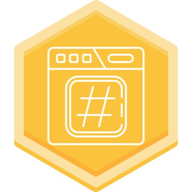 Vektör illüstrasyonu, simge ögesi arkaplanı