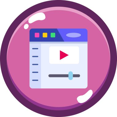 Müzik simgesi vektör illüstrasyonu