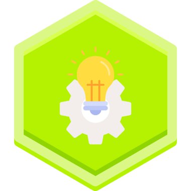 Ampul. Web simgesi basit illüstrasyon