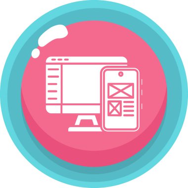 seo modern simgesinin vektör illüstrasyonu