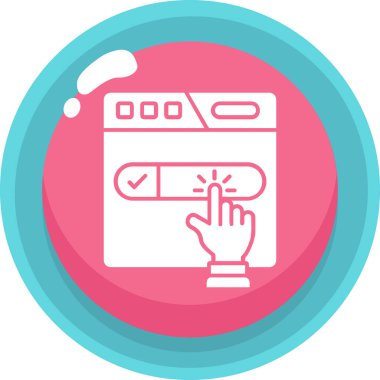 Bir çamaşır makinesinin vektör çizimi