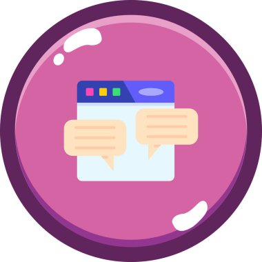 Kartı simgesi. Vektör çizim