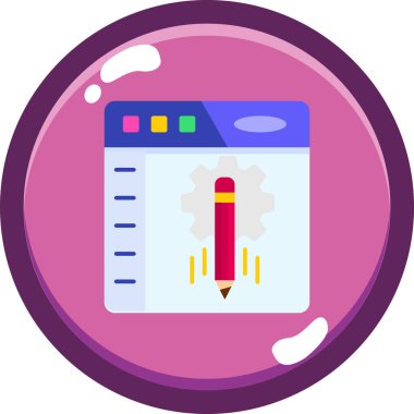 iş simgesi vektör illüstrasyonu