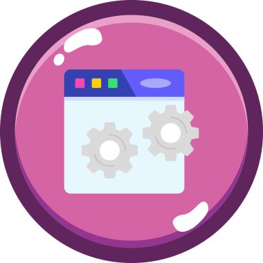 Veri Merkezi simgesini, vektör çizim