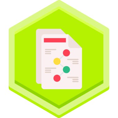 belge simgesi vektör illüstrasyonu