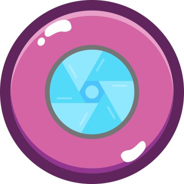 Top. Web simgesi basit illüstrasyon