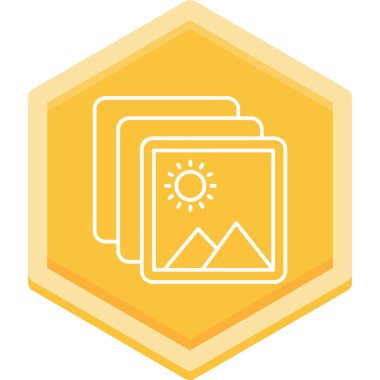 Bir simgenin vektör illüstrasyonu