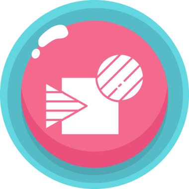 Uydu. Web simgesi basit illüstrasyon