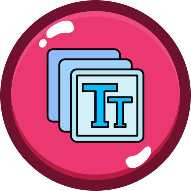 belge dosya simgesi, basit vektör illüstrasyonu