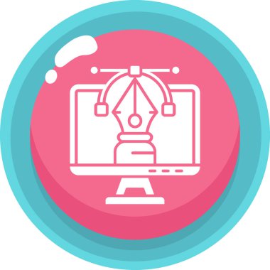 Seo simgesinin vektör illüstrasyonu