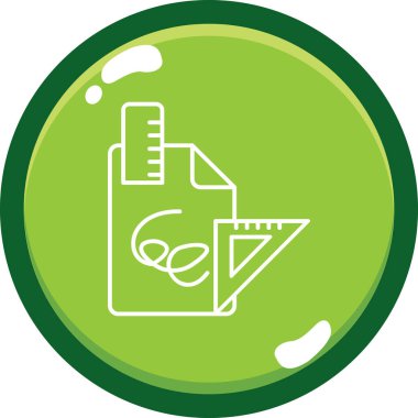 Yeşil arkaplanın vektör illüstrasyonu