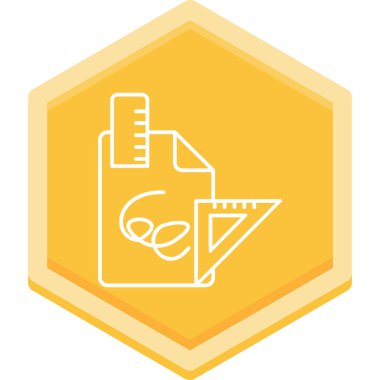 Bir fabrika simgesinin vektör illüstrasyonu