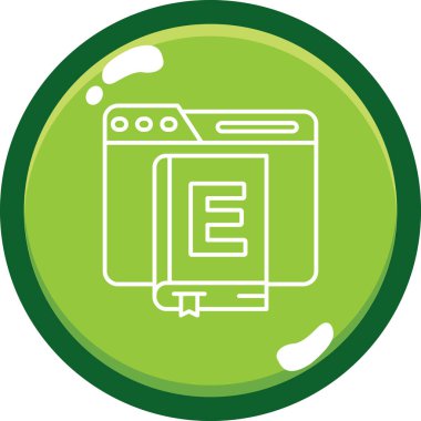 Bir çamaşır makinesinin vektör çizimi