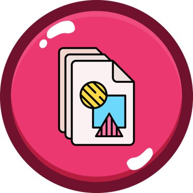 İçinde kitap ve kitap olan bir kitabın vektör çizimi