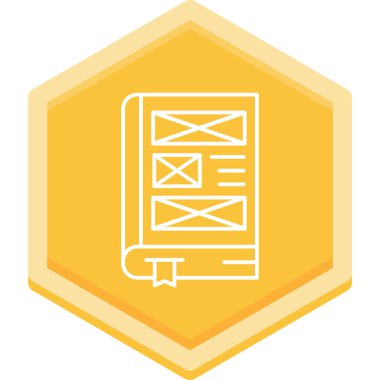 Bir benzin istasyonunun izole edilmiş tek bir simgesinin vektör çizimi