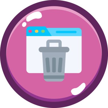 Geri dönüşüm kutusu vektör simgesi