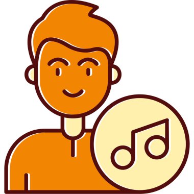 Müzik notası. Basit tasarım