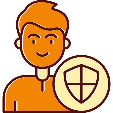 Avatar çocuk simgesi - taslak biçimi