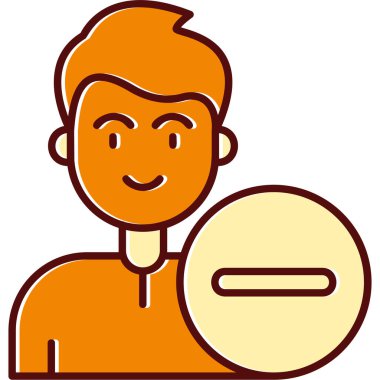 Fırçalı bir adamın vektör çizimi