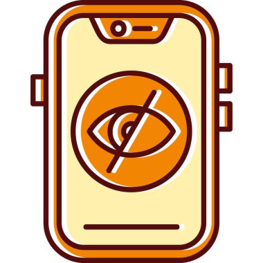 Gözlü akıllı telefon.