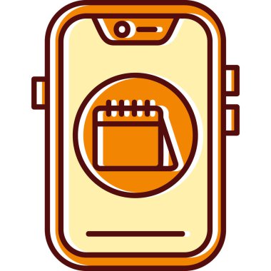 akıllı telefon cihaz teknolojisi simgesi vektör illüstrasyon tasarımı