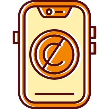 cep telefonu simgesi. Basit tasarım