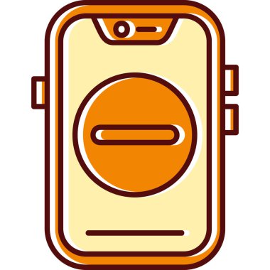 akıllı telefon simgesi vektör çizimi