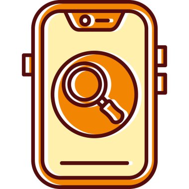 Beyaz arka planda anahtarı olan bir cep telefonu.