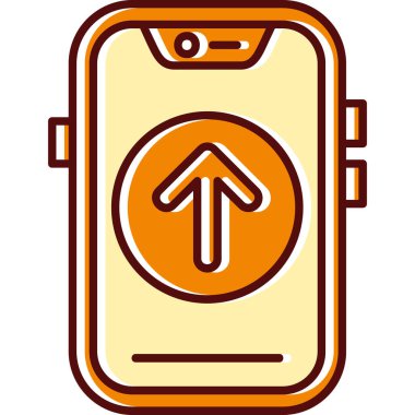 ok vektör illüstrasyon tasarımlı akıllı saat